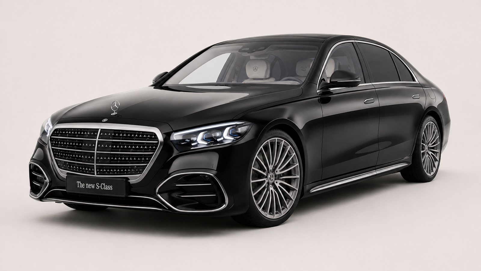 Mercedes S-Class first-class chauffeur vehicle